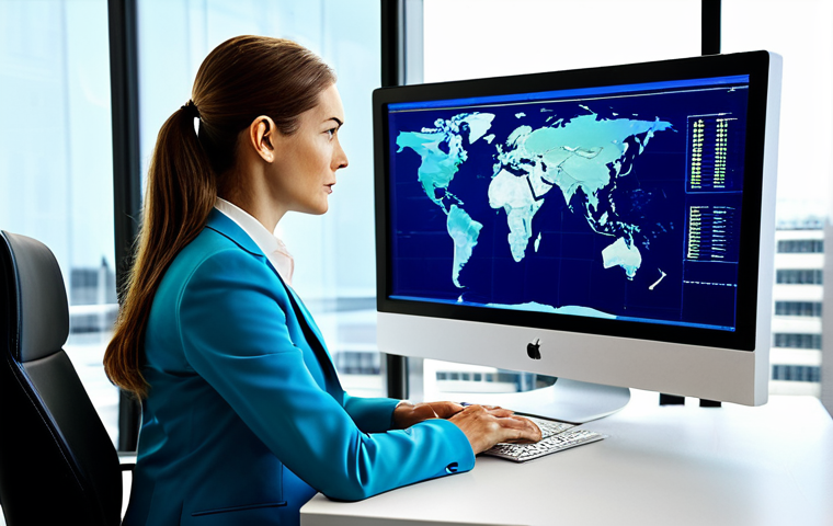 **
A professional environmental engineer in a modest business suit, reviewing data on a computer screen in a bright, modern office. Fully clothed, appropriate attire, safe for work. Perfect anatomy, natural proportions, professional setting, high quality.
**