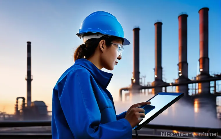 환경보건기사 실무 경험 공유 - **Prompt:** A heartwarming and vibrant scene in a rural Indian village. An environmental engineer, a...